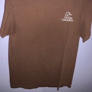 Brown ducks unlimited shirt